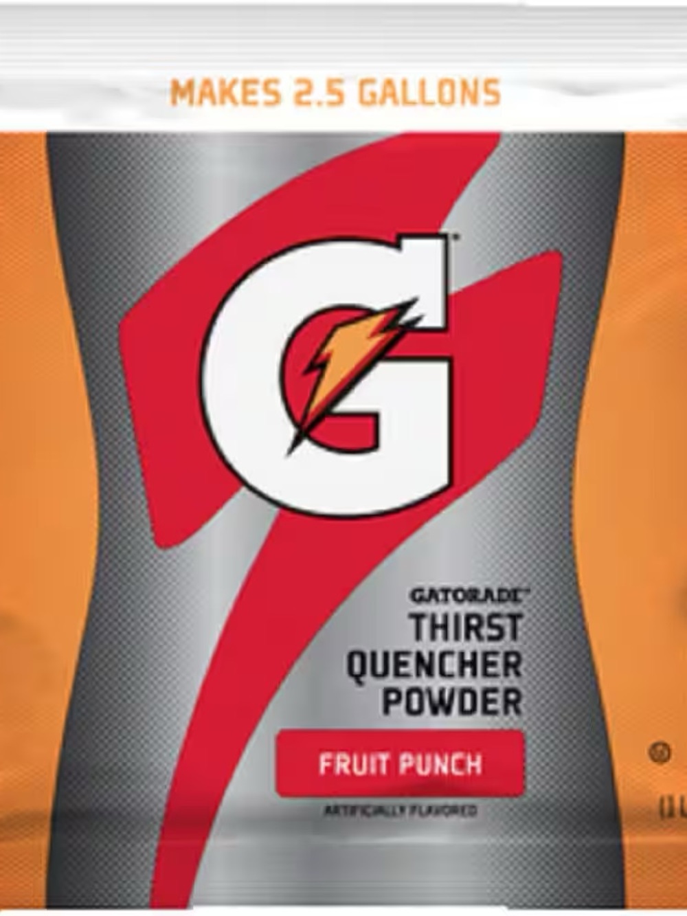 GATORADE POWDER FRUIT PUNCH MIX YIELDS 2.5 Gallons 1 Bag per purchase